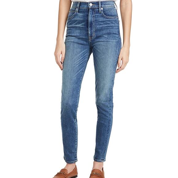 SLVRLAKE Beatnik Anything Goes High Rise Denim Blue Jeans Size 32 - Picture 1 of 7